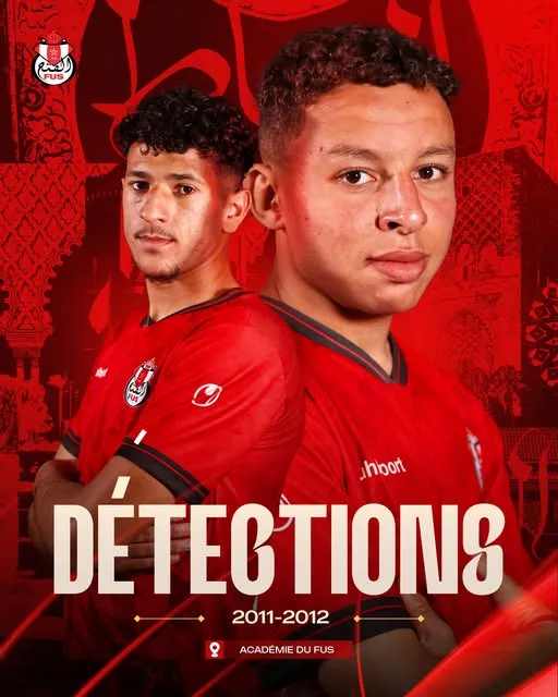 Test Football FUS Rabat 2025 – Inscriptions ouvertes à l’académie du Fath Union Sport