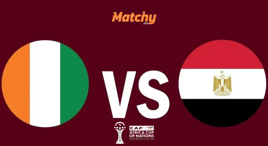 🏆 CAN 2025 Maroc : Côte d’Ivoire 🇨🇮 vs Égypte 🇪🇬 en quart de finale à Agadir