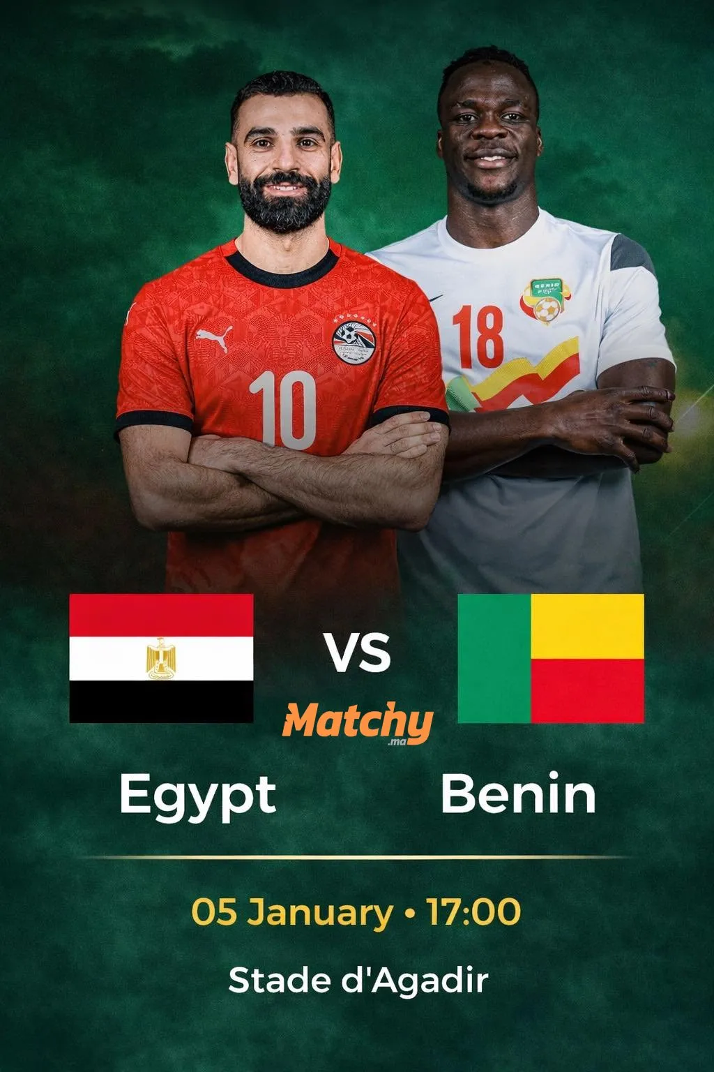 🏆 Égypte – Bénin en 8es de finale de la CAN 2025 au Maroc : date, stade et analyse